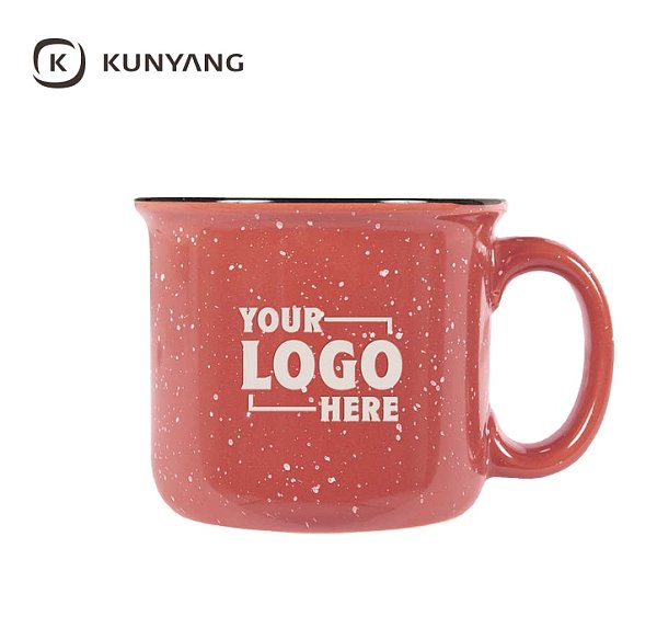 Laser Engraved 14 oz. Ceramic Camper Mug
