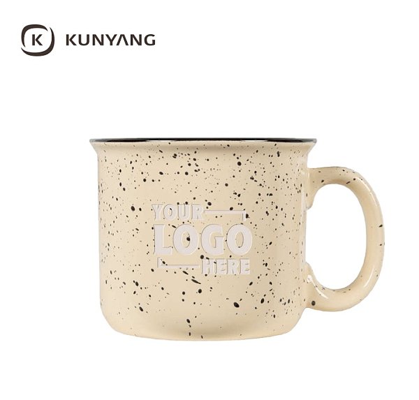 Laser Engraved 14 oz. Ceramic Camper Mug