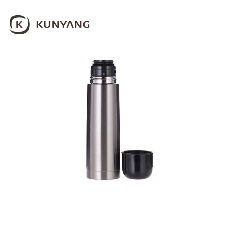 500ml White Sublimation Thermos Flask Silver
