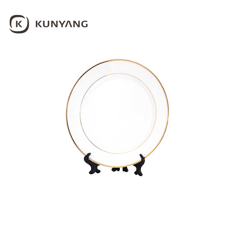 Sublimation Plate Gold Rim