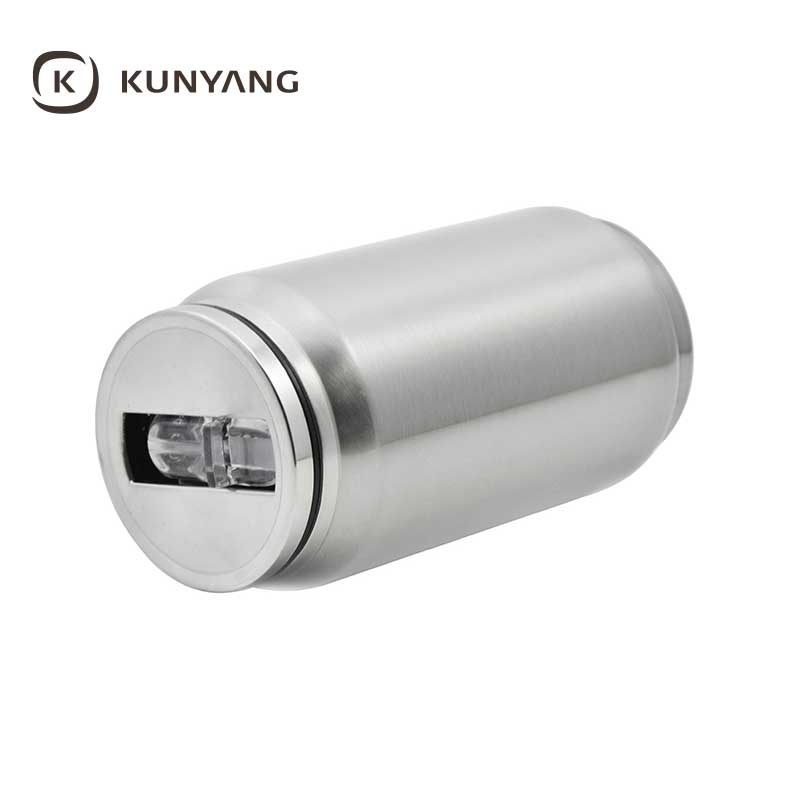 10oz Double Wall Stainless Can With Straw
