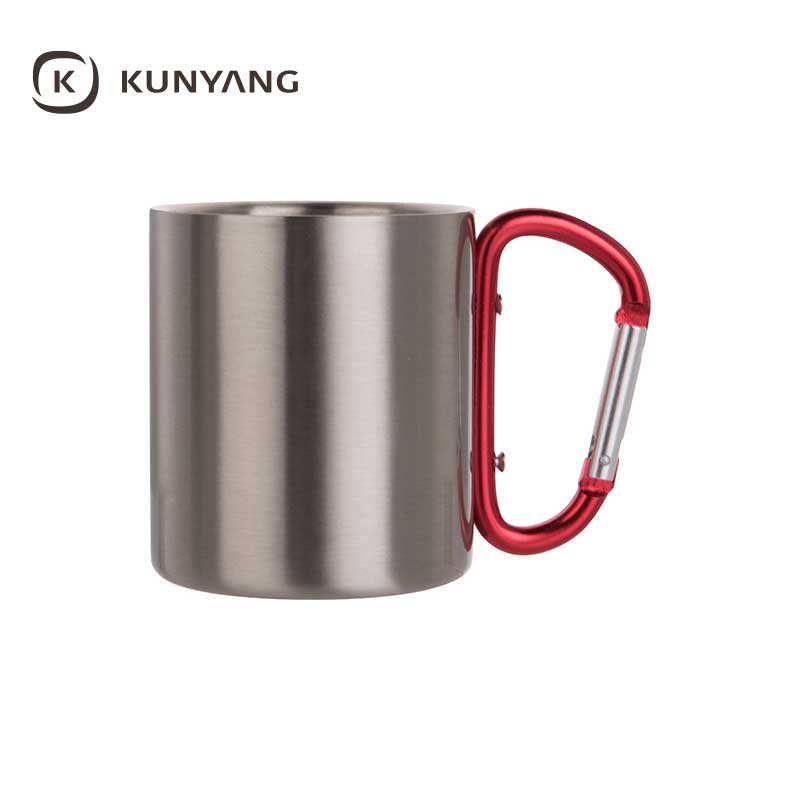 Carabiner Handle 300ml Stainless Mug