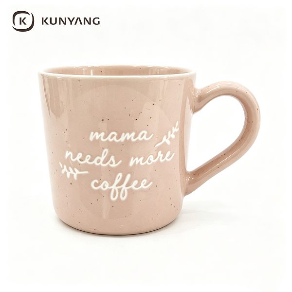 Mama Needs More Coffee Speckled Mug