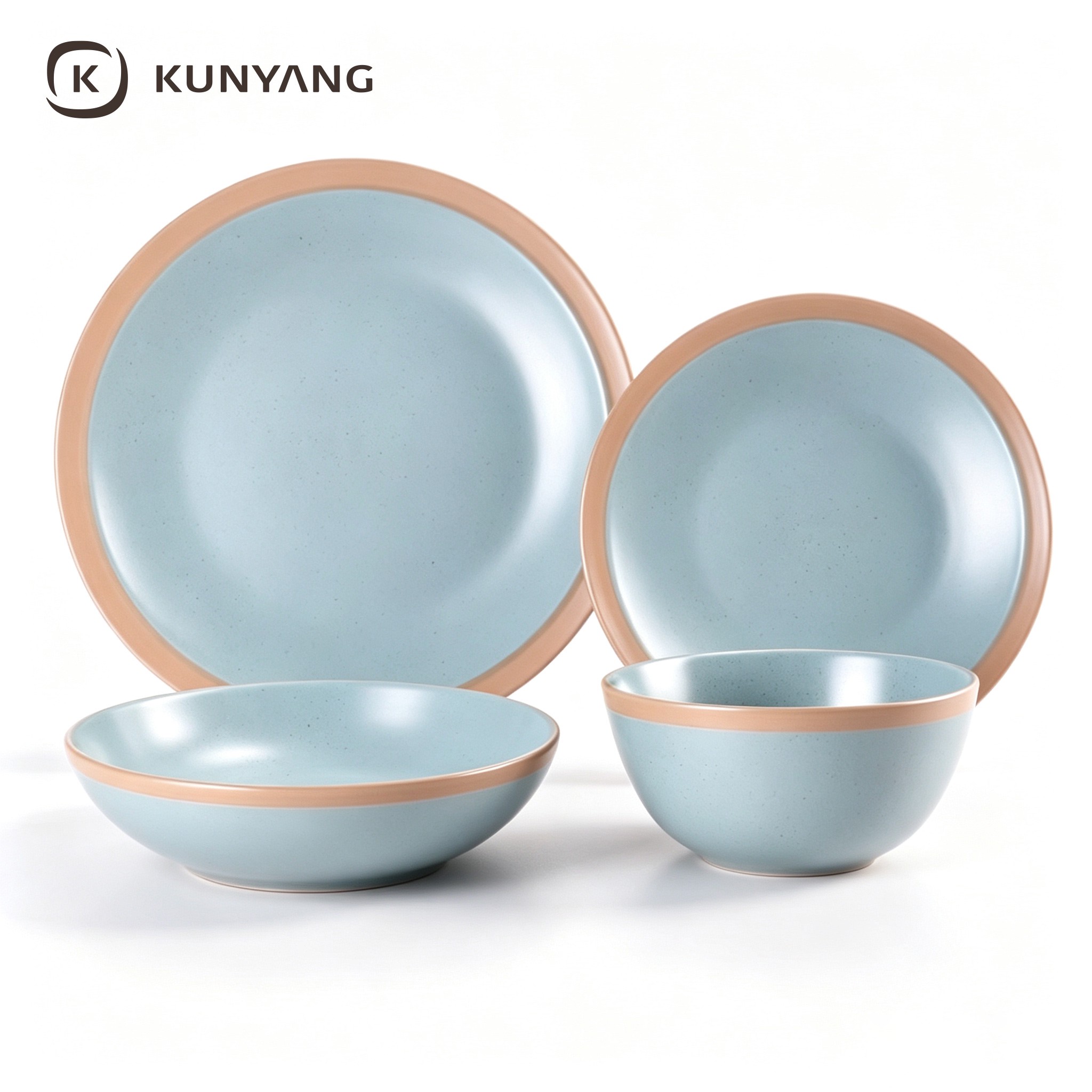 Ceramic Dinner Set Blue