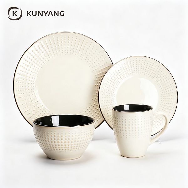 Ceramic Dinner Set White