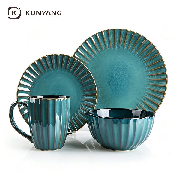 Ceramic Dinner Set Green