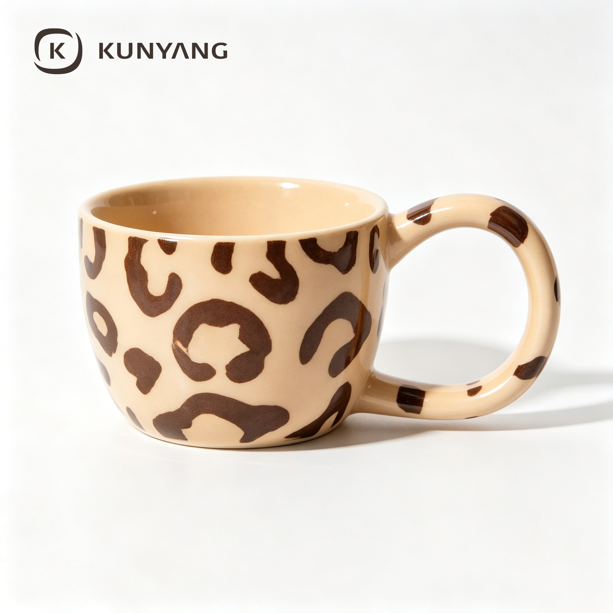Leopard Print Ceramic Mug