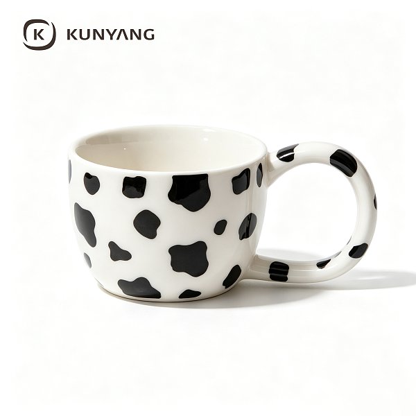 Cow Print Ceramic Mug