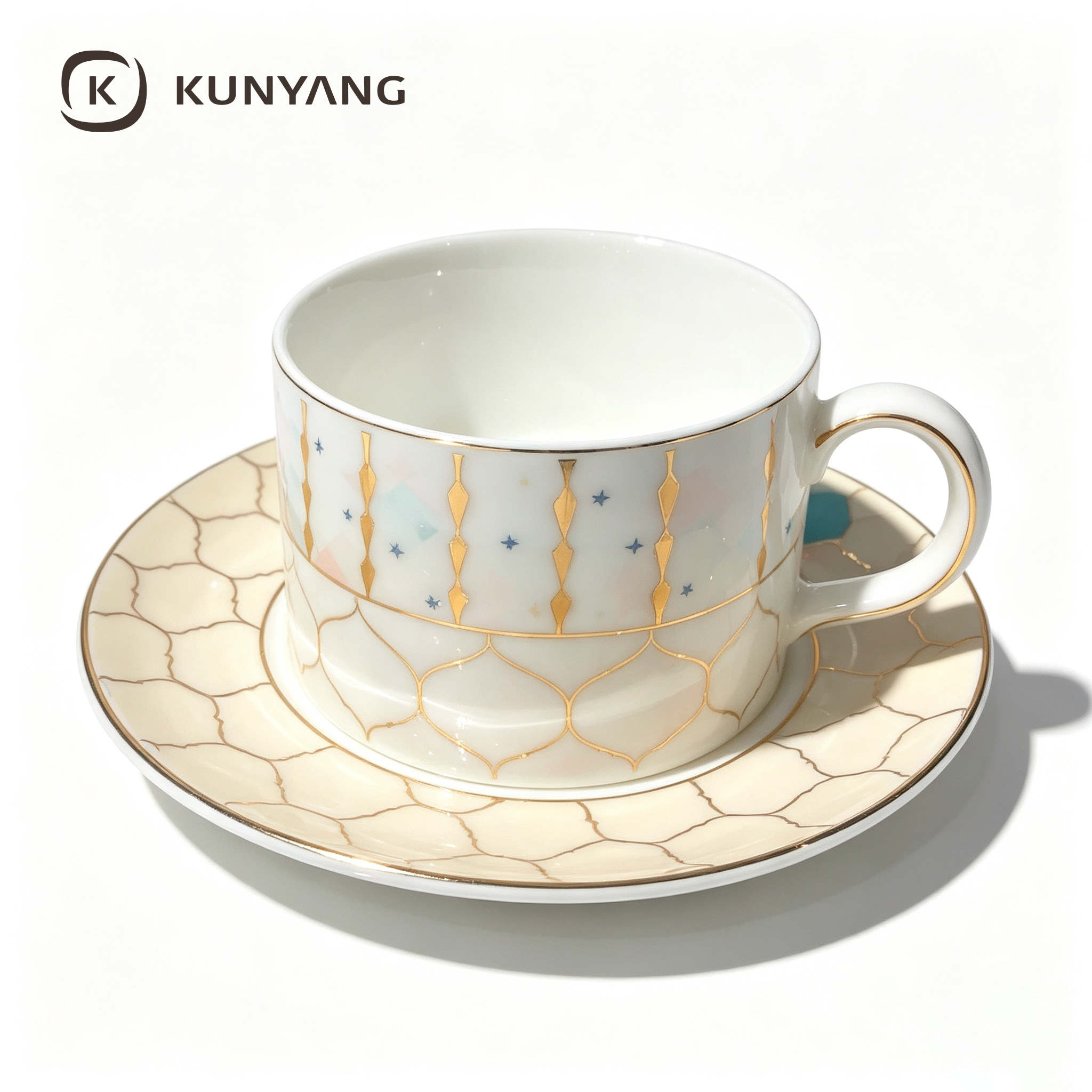Cartoon Dessert Print Tea Set