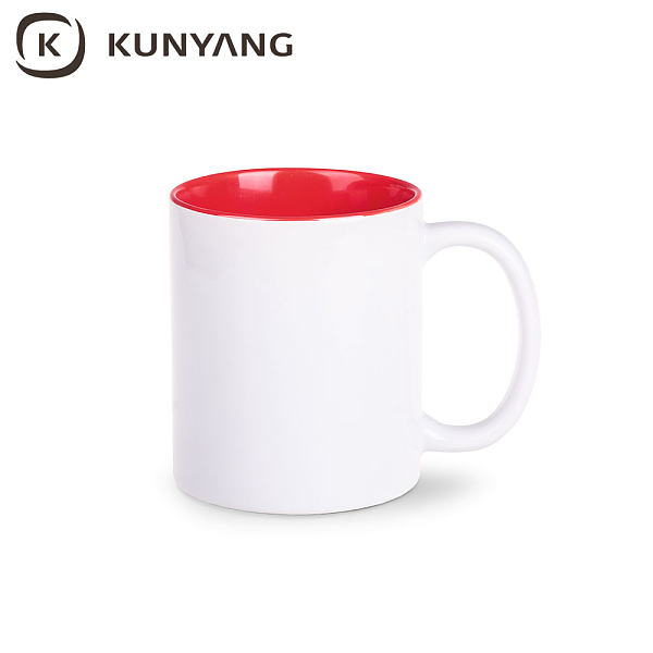 11oz Two-Tone Color Mug red