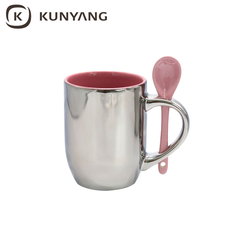 11oz Sublimation Ceramic Mug with spoon