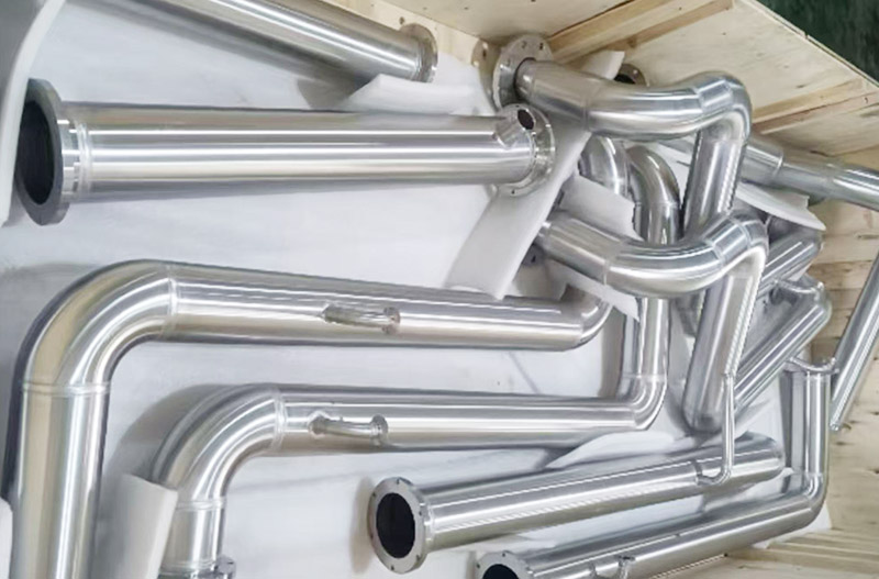 Custom 304 Stainless Steel Liquid Cooling Pipe Assemblies for Data Centers | Precision TIG Welded Piping