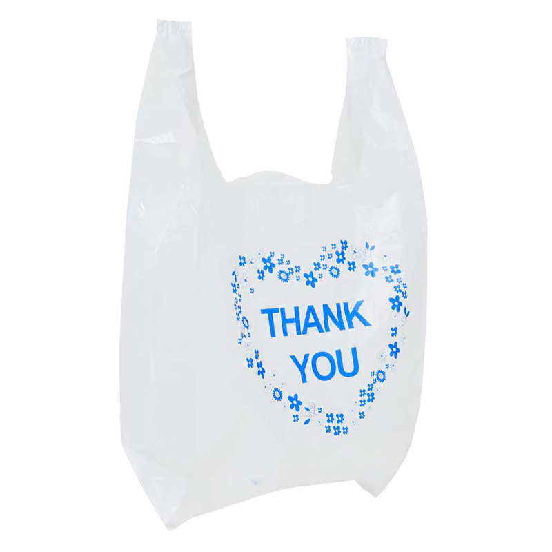 Thank you bag white