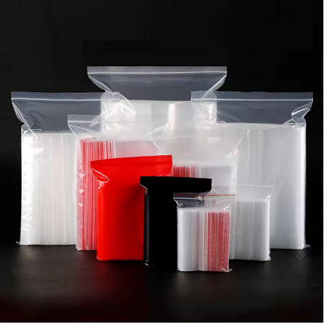 LDPE transparent zipper bag
