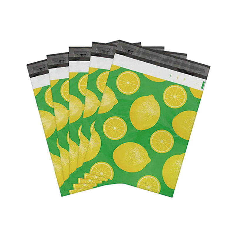 lemon printing courier bag