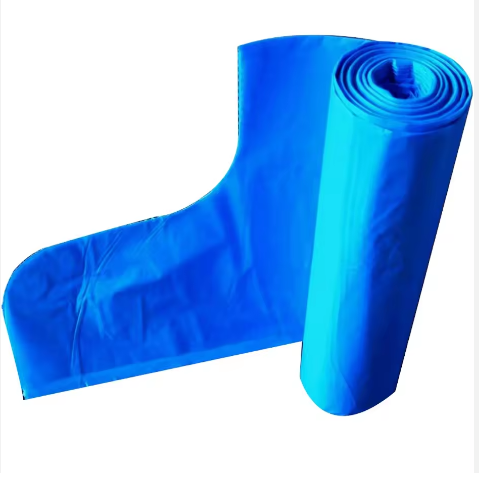 PE cross tie garbage bag on roll