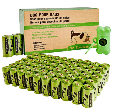 dog poop bag green