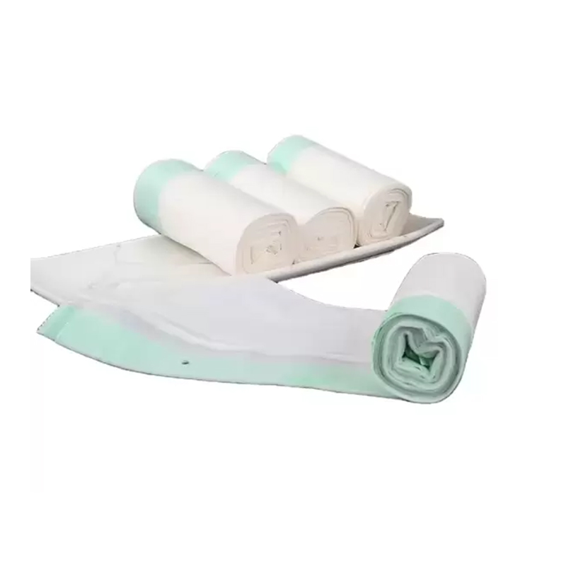 drawstring garbage bag on roll