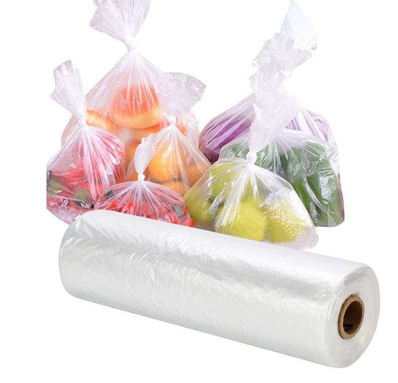 clear vegetable plastic bag