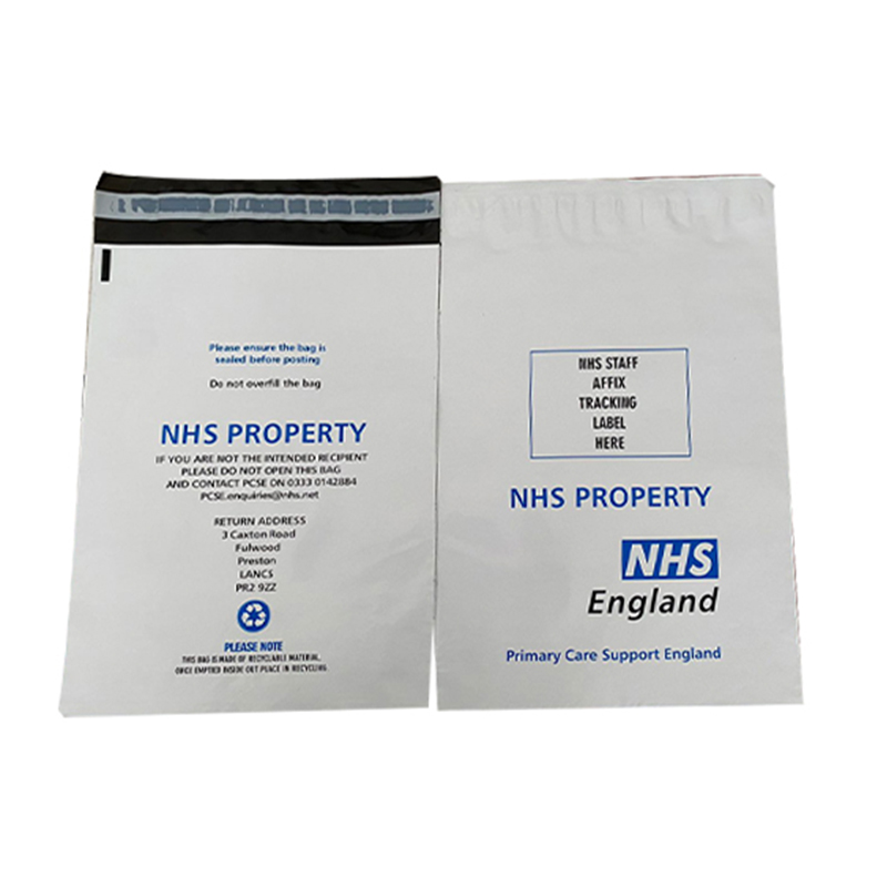 customized mailer bag blue