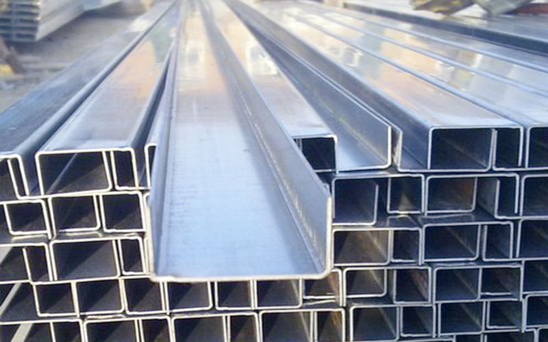 Galvanized C-shaped steel