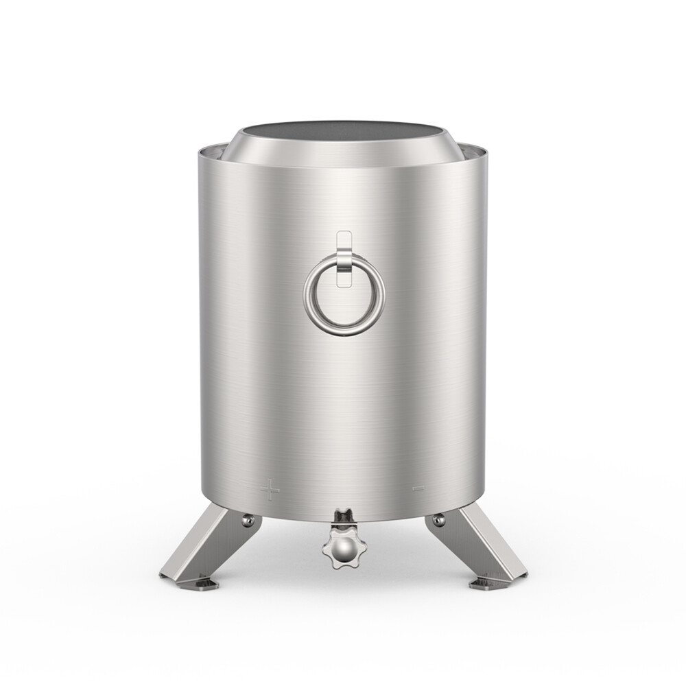 Small stainless steel barbecue stove