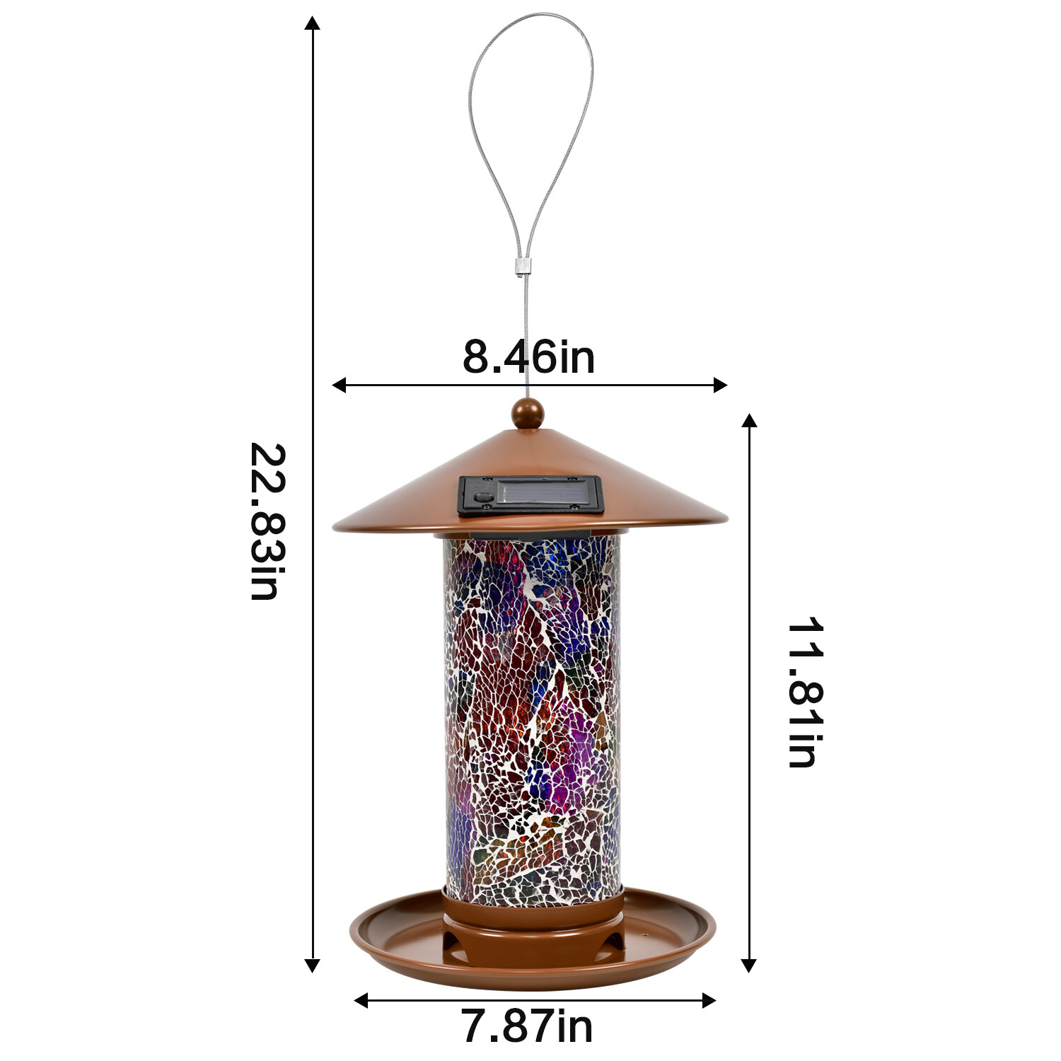 Z Shop solar bird feeder