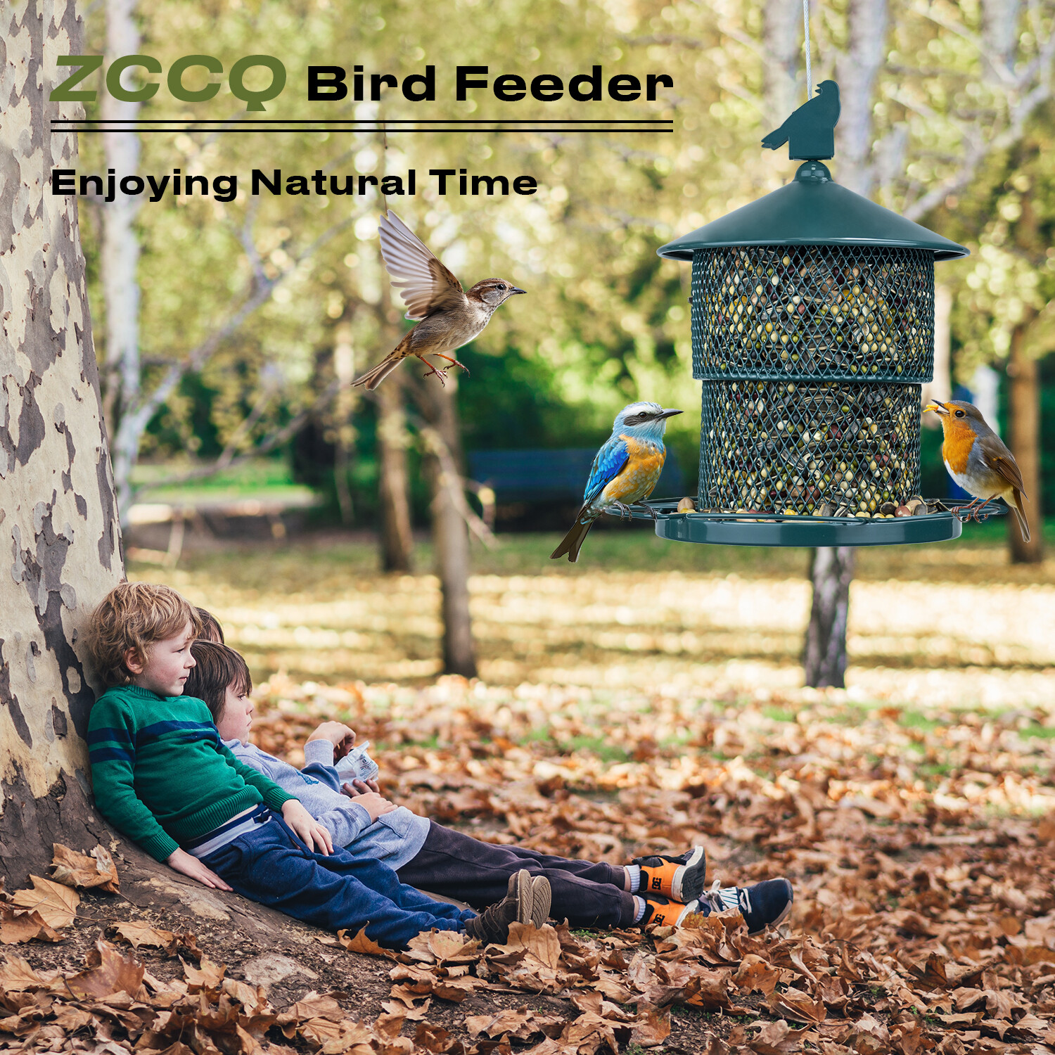 Retractable bird feeder