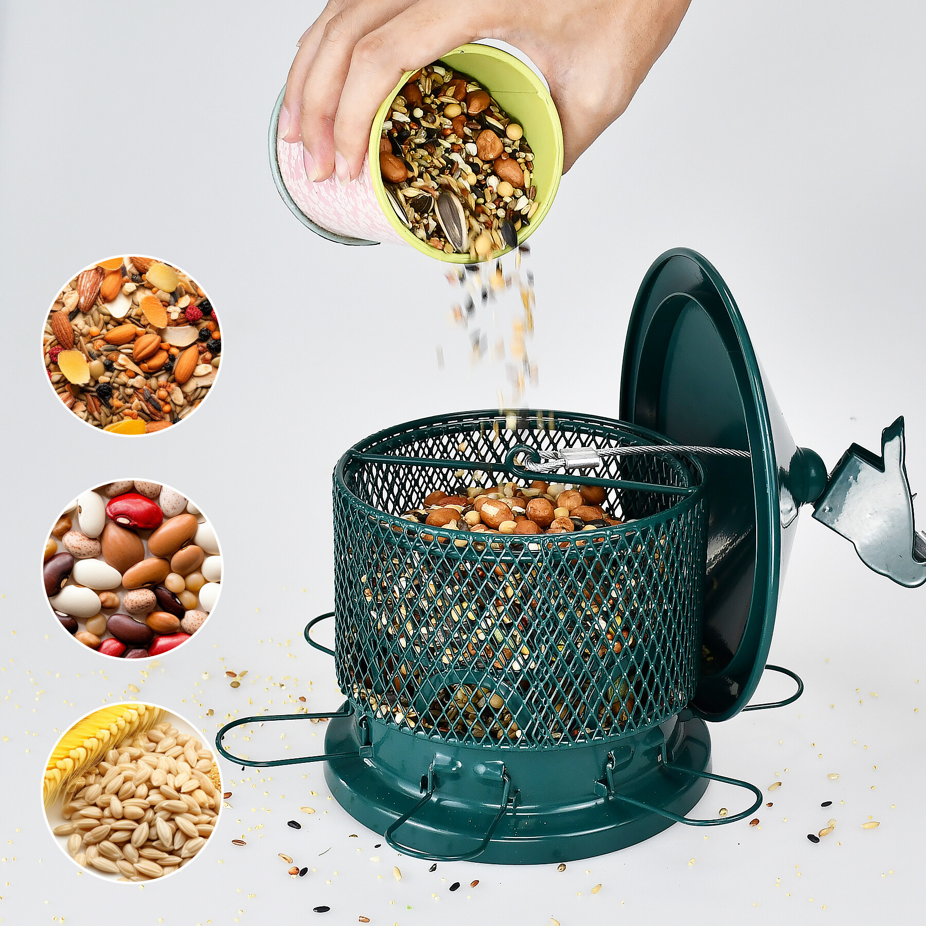 Retractable bird feeder II