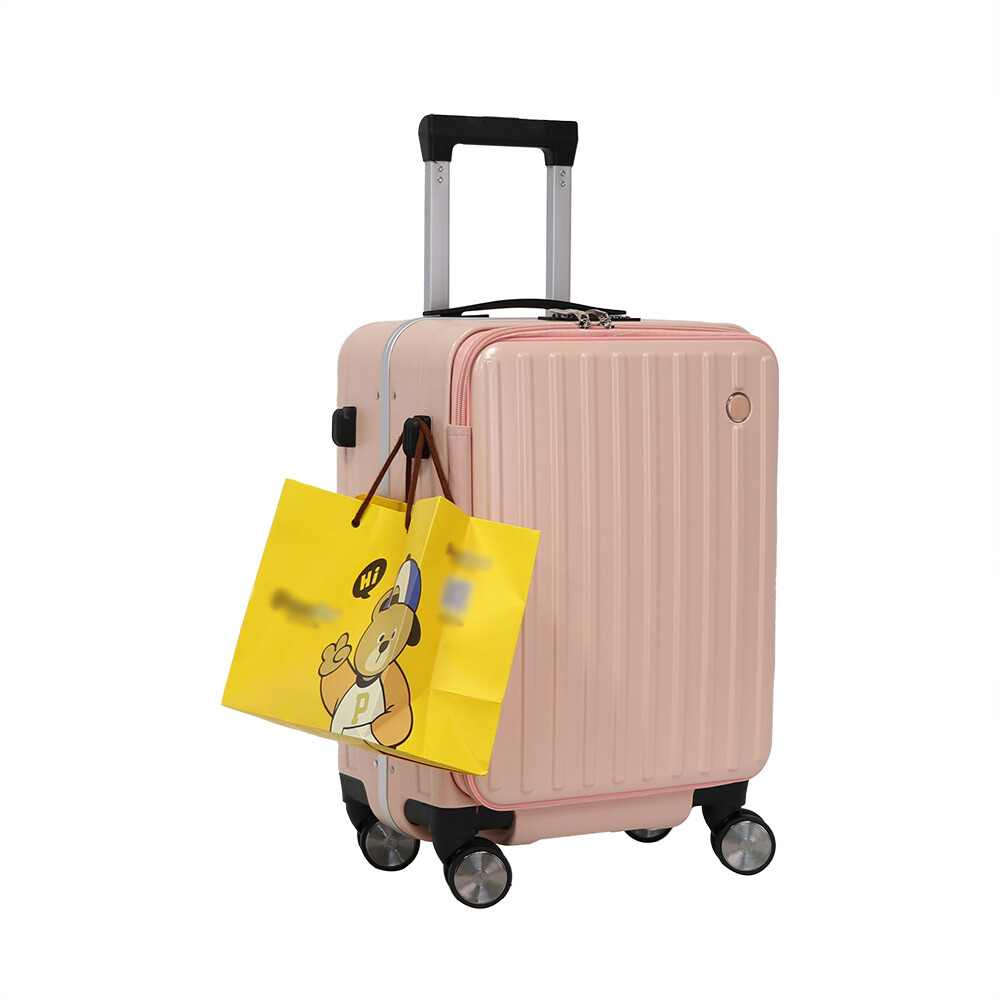 Front opening luggage