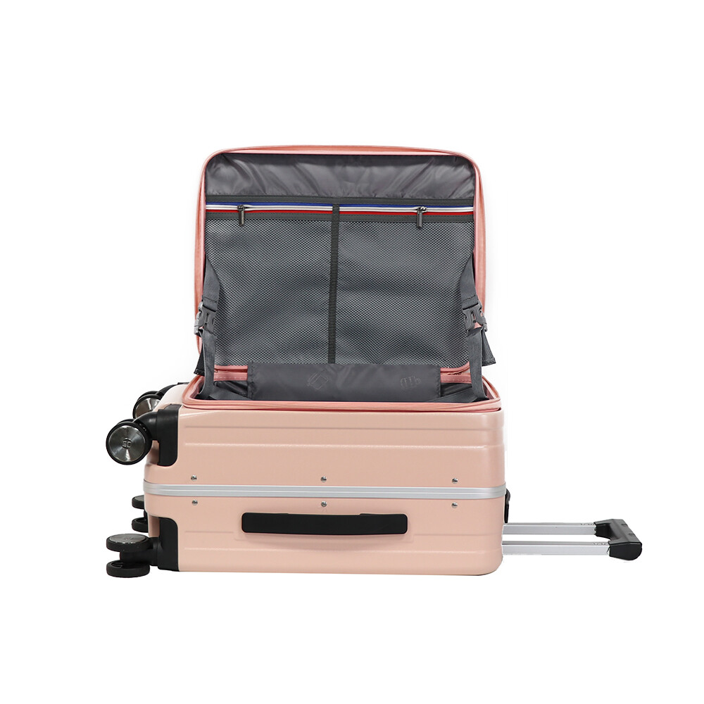 Front opening luggage