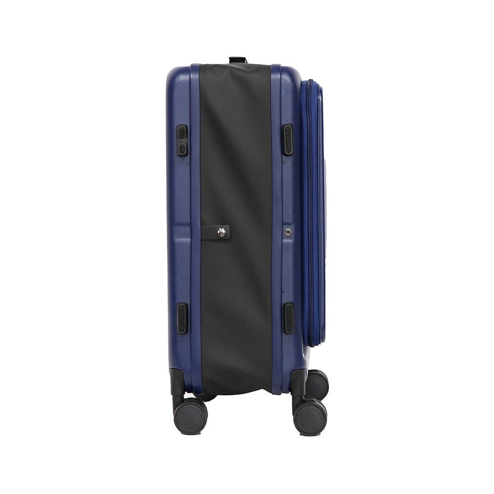 Front Open ABS   Trolley Case Collapsible Travel Suitcase Folding Luggage with Laptop Compartment Structural Design Patent COUNTERFEITING is illegal