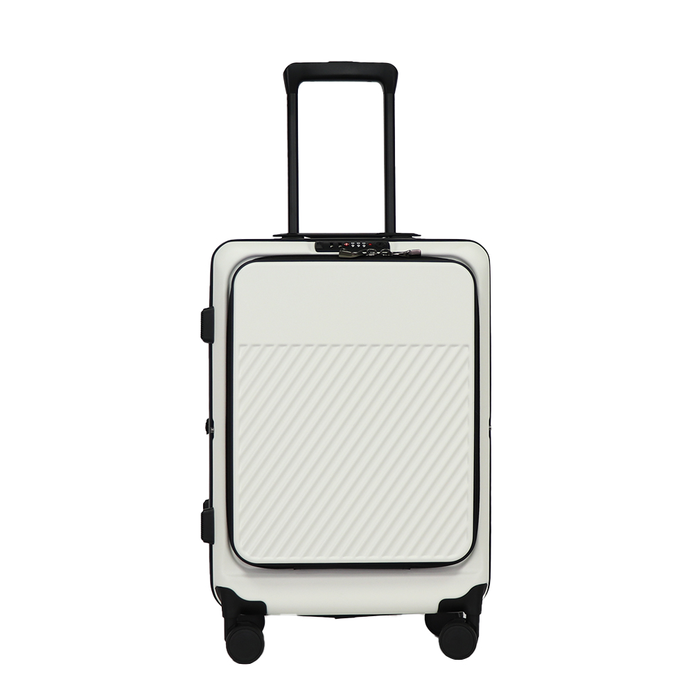 Front Open ABS   Trolley Case Collapsible Travel Suitcase Folding Luggage with Laptop Compartment Structural Design Patent COUNTERFEITING is illegal