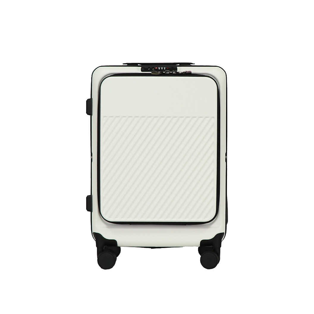 Front Open ABS   Trolley Case Collapsible Travel Suitcase Folding Luggage with Laptop Compartment Structural Design Patent COUNTERFEITING is illegal