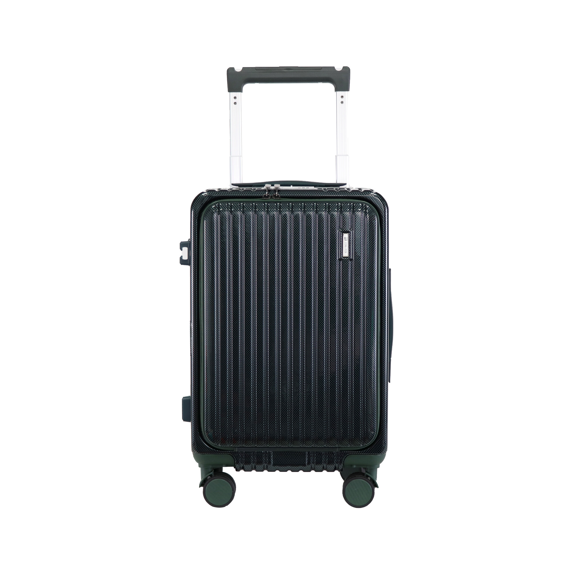2025 High Quality Front Opening Suitcase with Wide Trolley  Aluminum Frame Luggage Sets with Wet/Dry Separation, Customization