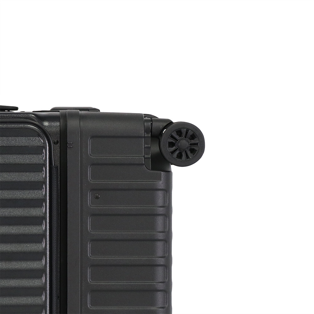 good quality new style luggage 2025 front opening suitcase removable carry on