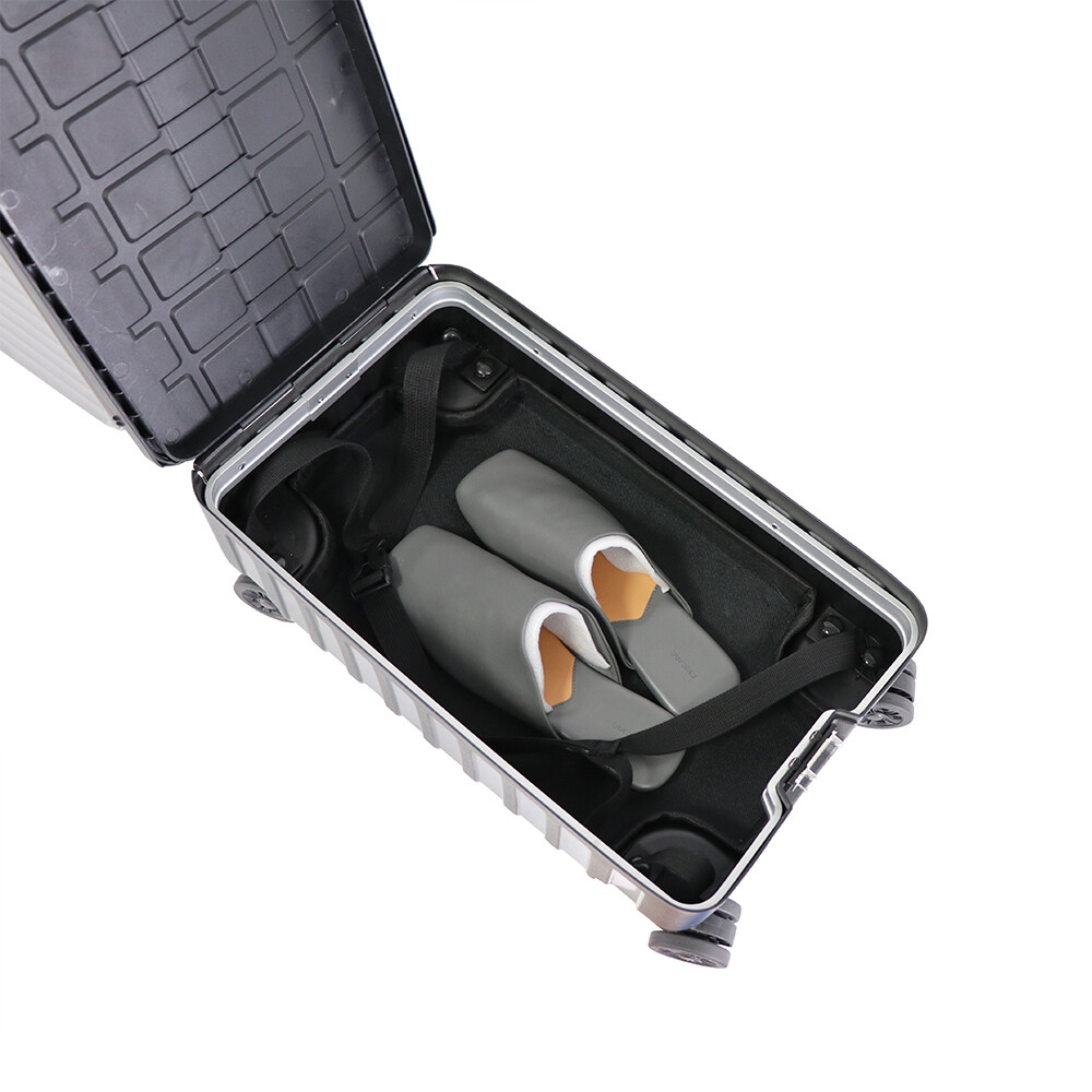 good quality new style luggage 2025 front opening suitcase removable carry on