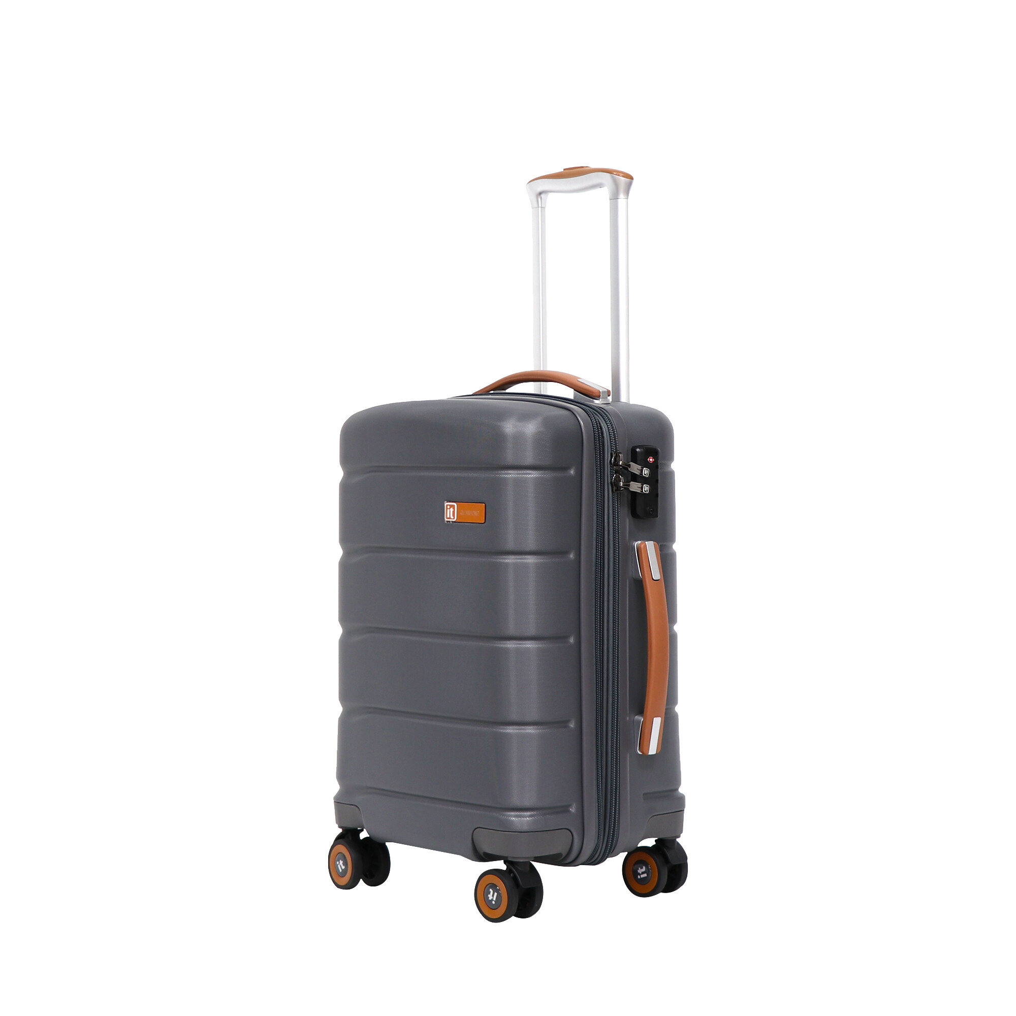 High-Quality Luxury Luggage Sets: ABS+PC Aluminum Trolley Case with Durable Spinner Caster Expandable Zipper and Cup Holder