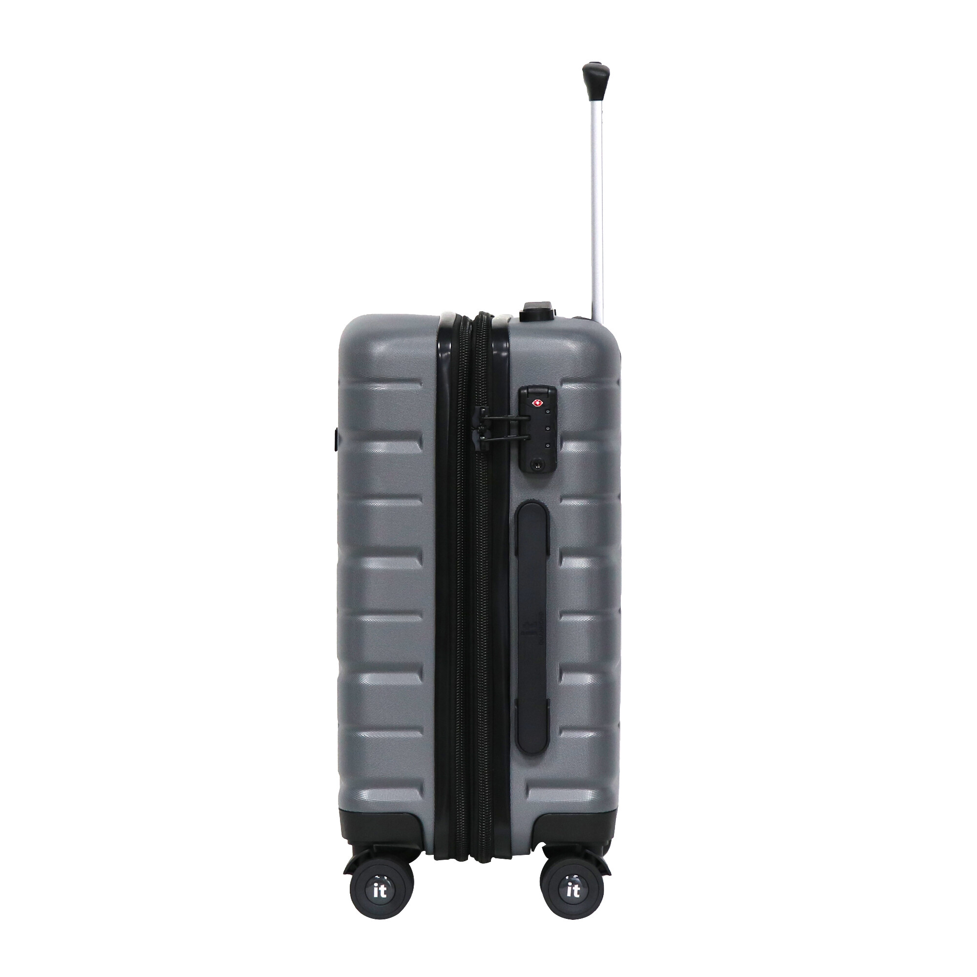 Luxury Large ABS+PC Aluminum Trolley Case High Quality Cabin Luggage with Expandable Zipper and Side Hook