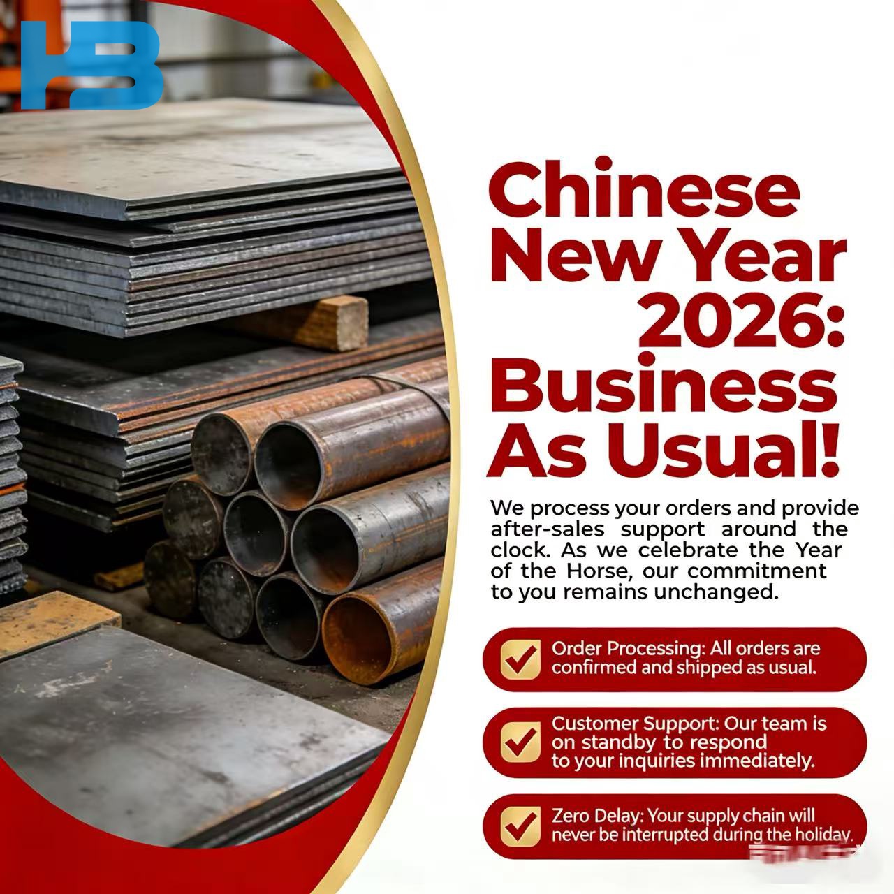 Important Notice: Full Business Operations During Chinese Spring Festival