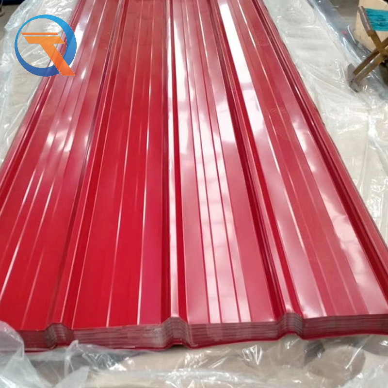 AZ60/AZ150/AZ180/AZ240 Color-coated corrugated steel plate High quality corrugated roofing boards