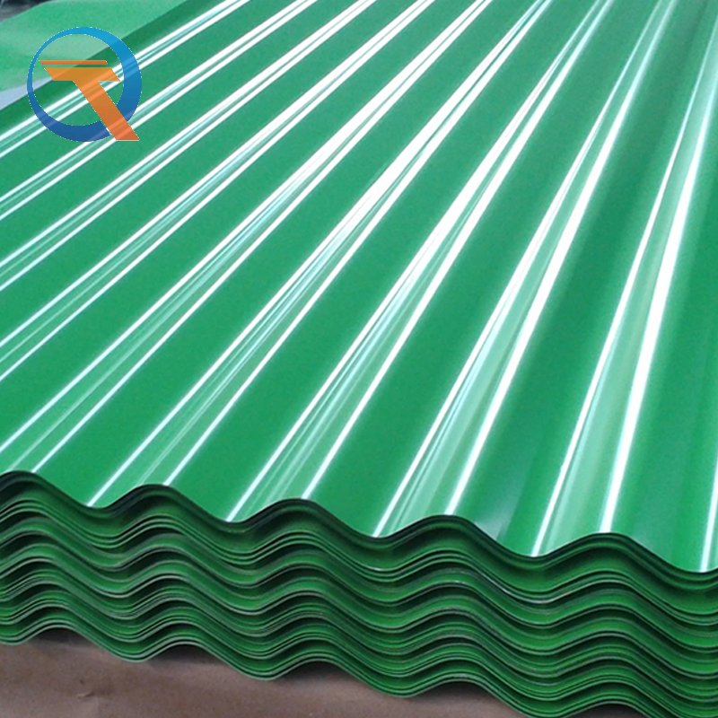 AZ60/AZ150/AZ180/AZ240 Color-coated corrugated steel plate High quality corrugated roofing boards