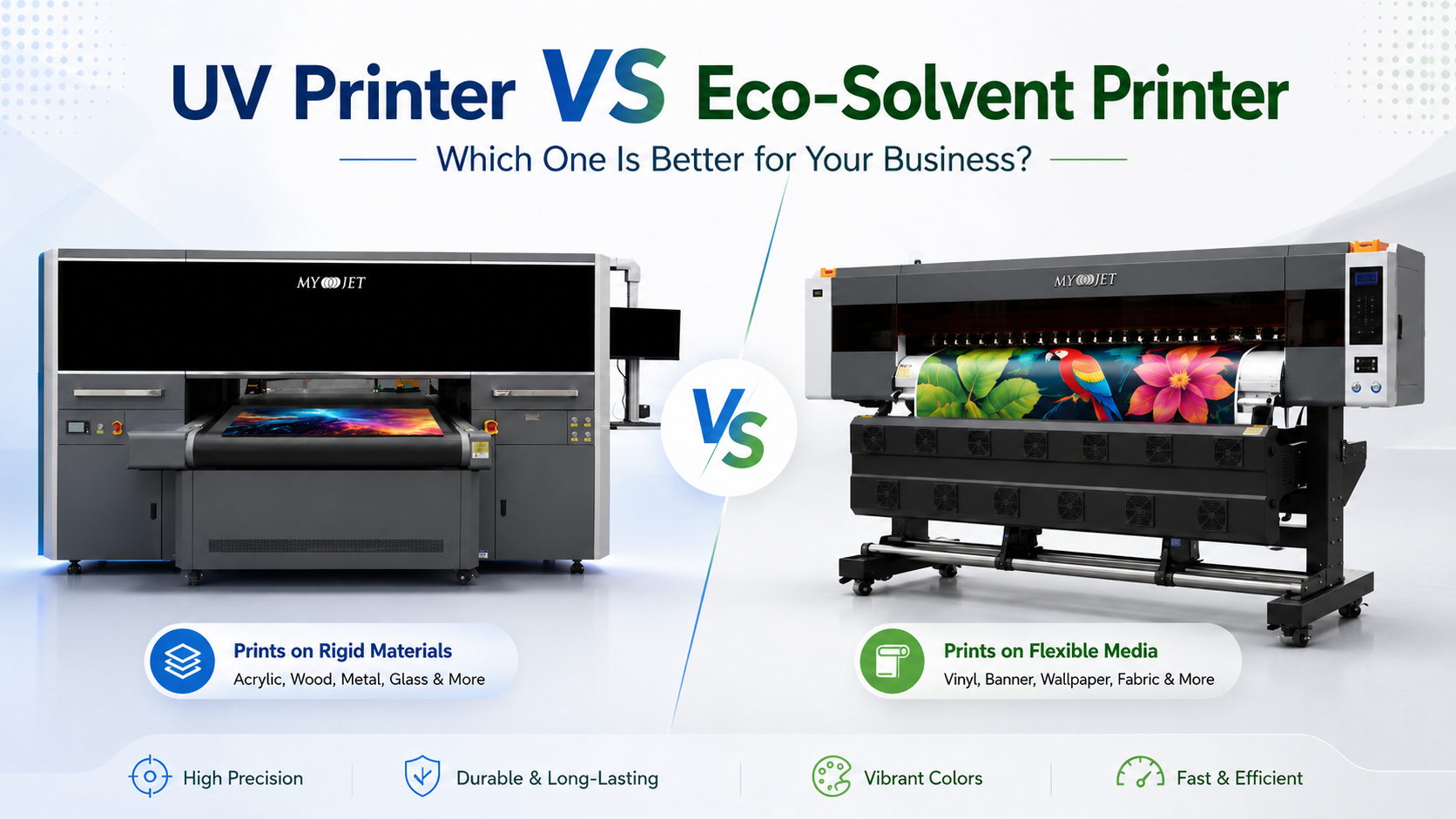 UV Printer vs Eco-Solvent Printer: Which One Is Better for Your Business?