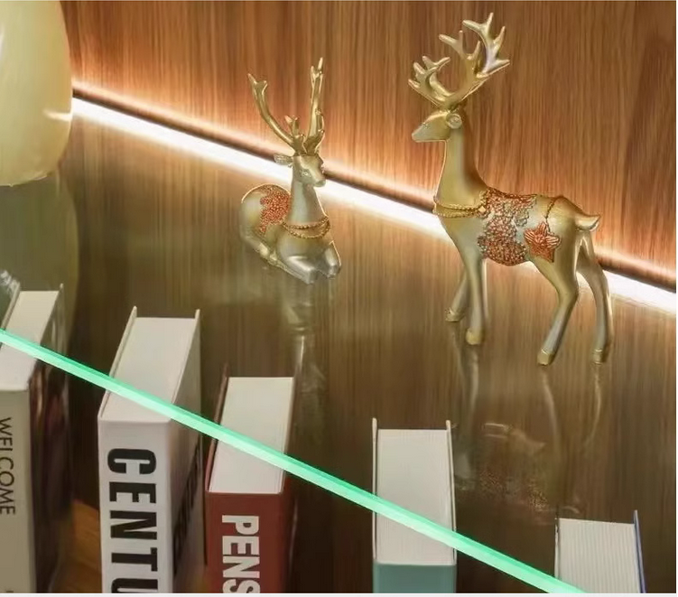 clip on glass display shelf led lighting strip