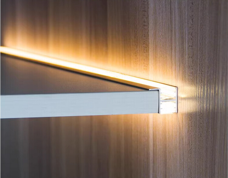 wood shelf light 18MM thick top and bottom double-sided LED light 