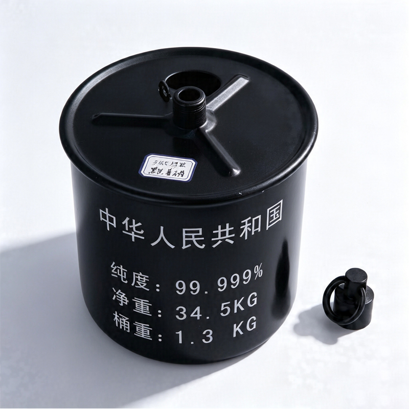 Black stainless steel tanks are used for liquid packaging in gold smelting.
