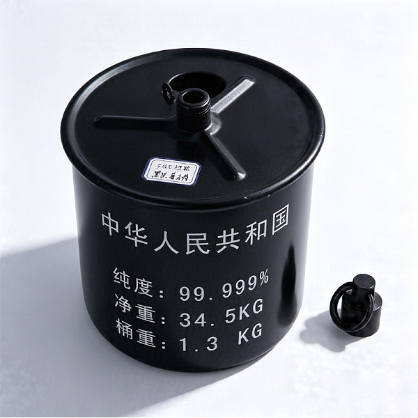 Black stainless steel tanks are used for liquid packaging in gold smelting.