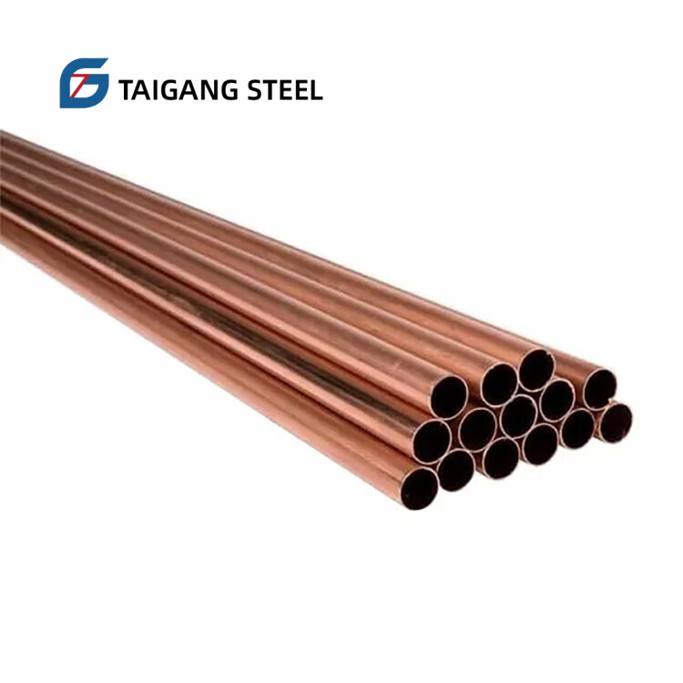 High Purity Straight Copper Tube Manufacturer 3mm 4mm 5mm 6mm 8mm 10mm 15mm 22mm 28mm 35mm C12200 Red Copper Nickel Alloy Pipe