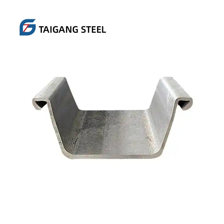 Hot dip galvanized cold rolled u and z type sheet pile steel z section in steel z steel channel beam