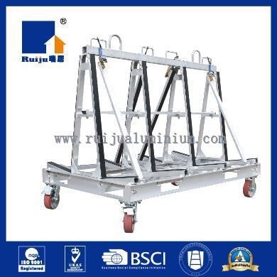 A Frame Trolley with Ratchet Strap Support Assembly